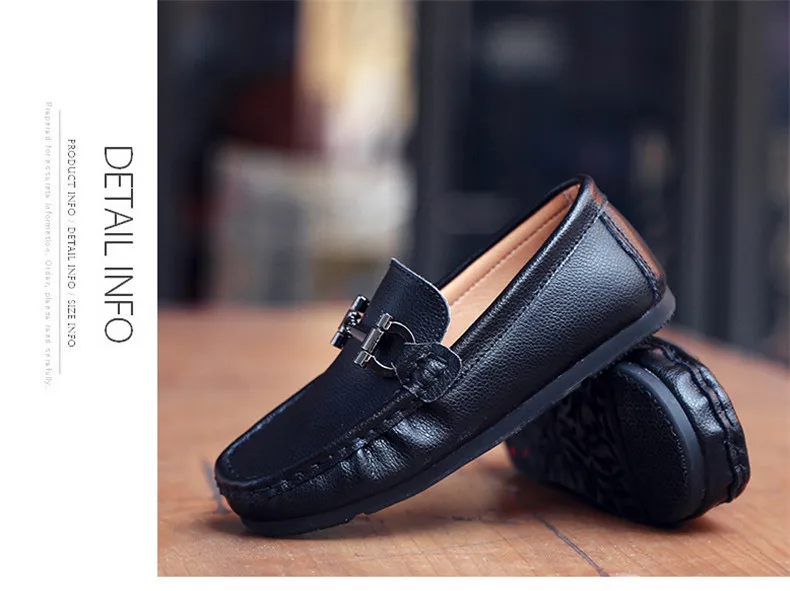 2020 Spring Genuine Leather Kids Shoes for Boys Flats Mocassins Fashion Soft Children Shoes For Boy Girls Casual Flat Slip On Loafers (12)