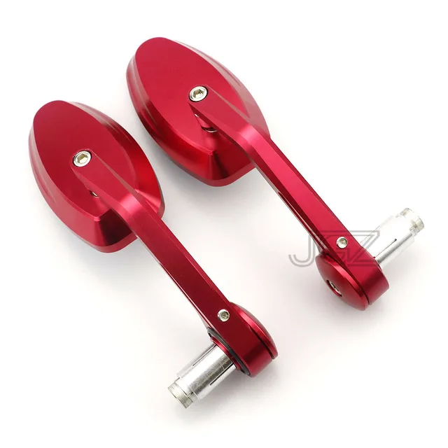 Motorcycle Accessories 22mm CNC Aluminum Oval Handlebar Bar End Rear View Side Mirrors for KTM DUKE RC 390 125 790 250 200 690 Red