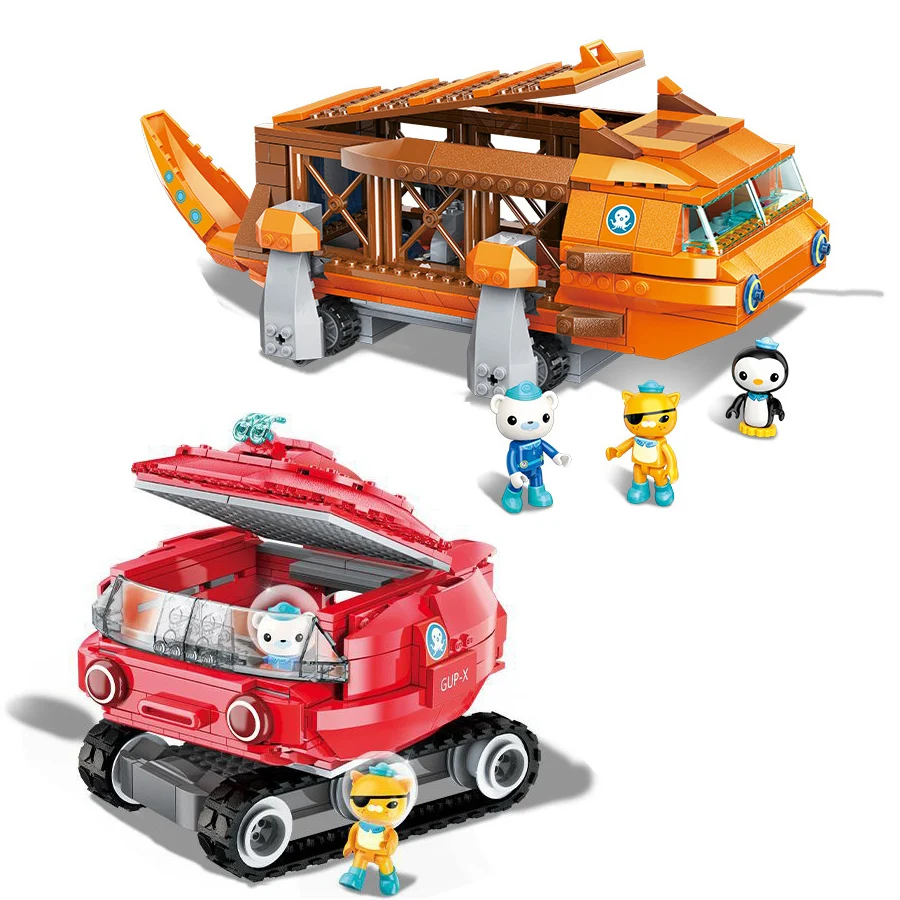 Набор строительных блоков Octonauts Octopod подводная лодка развивающая игра фигура