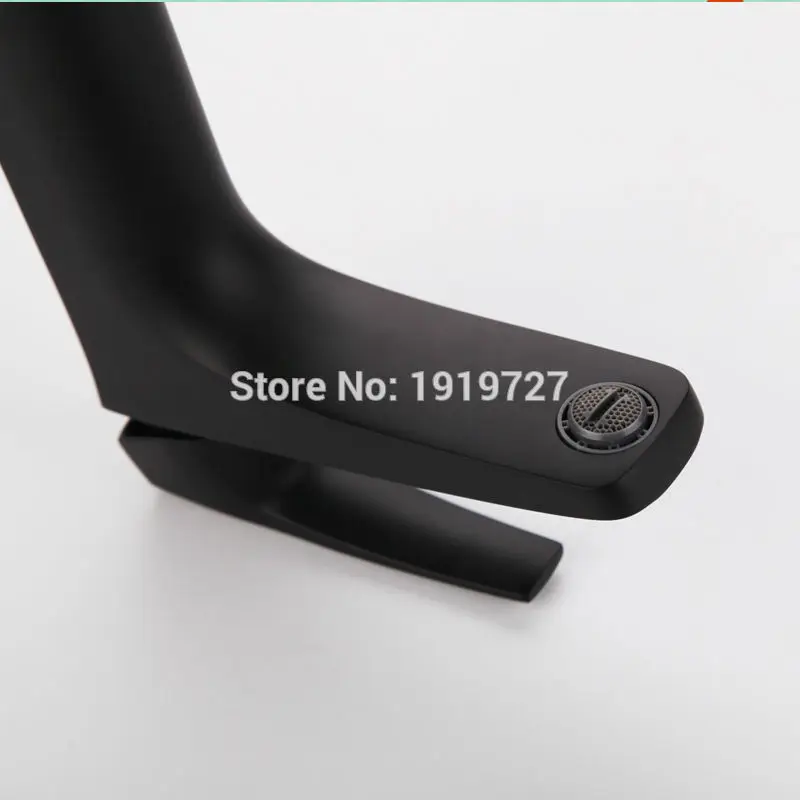 Vidric Newly Arrival Painted Finish Matt Black WELS Basin Faucets Hot Cold Mixer Bathroom Basin Tap Brass Faucet Crane Home Impr