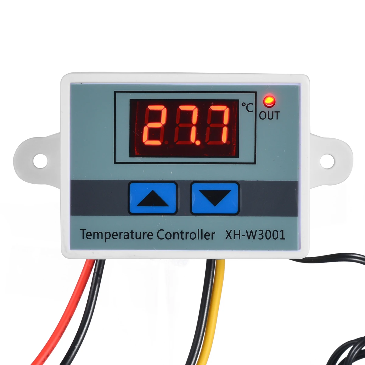 220V Digital LED Temperature Controller 10A Thermostat Refrigeration Heating Control with Switch for Seafood Machines Mayitr