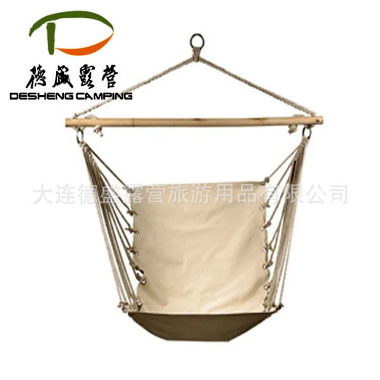 

Outdoor Swing Solid White Canvas Single Person Adult Hanging Chair Quality Assurance Hanging Chair