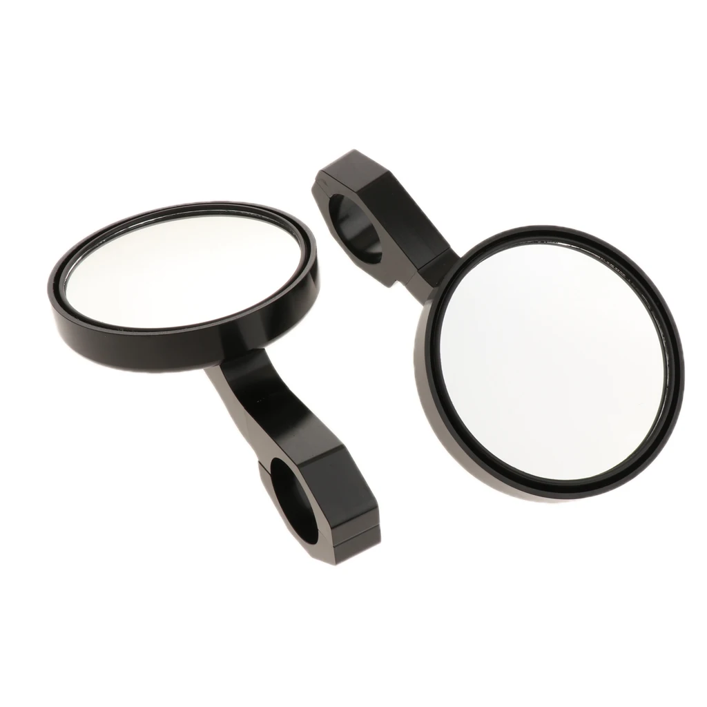 CNC HD Glass Rear View Rearview Side Mirrors Motorcycle For Polaris Ranger