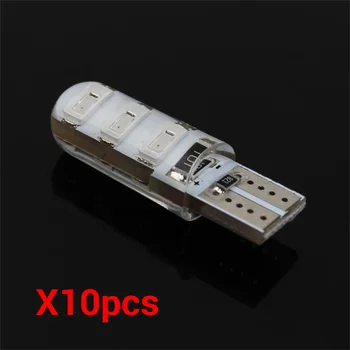 

10pcs Super Quality 6 LED SMD 5630 Error Free 194 168 W5W Universal Parking Car LED T10 LED CANBUS T10 LED Car Side Light
