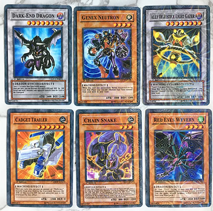 

288pcs/set Yu-Gi-Oh Official Card Game English Version Flash Card Battle Cards All Flash Cards 100 Cards Do Not Repeat