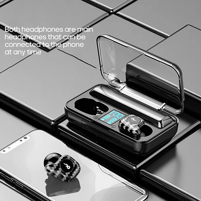 M20 Bluetooth Headset TWS Bluetooth 5 0 Stereo Motion Noise Reduction Button Wireless Headset
