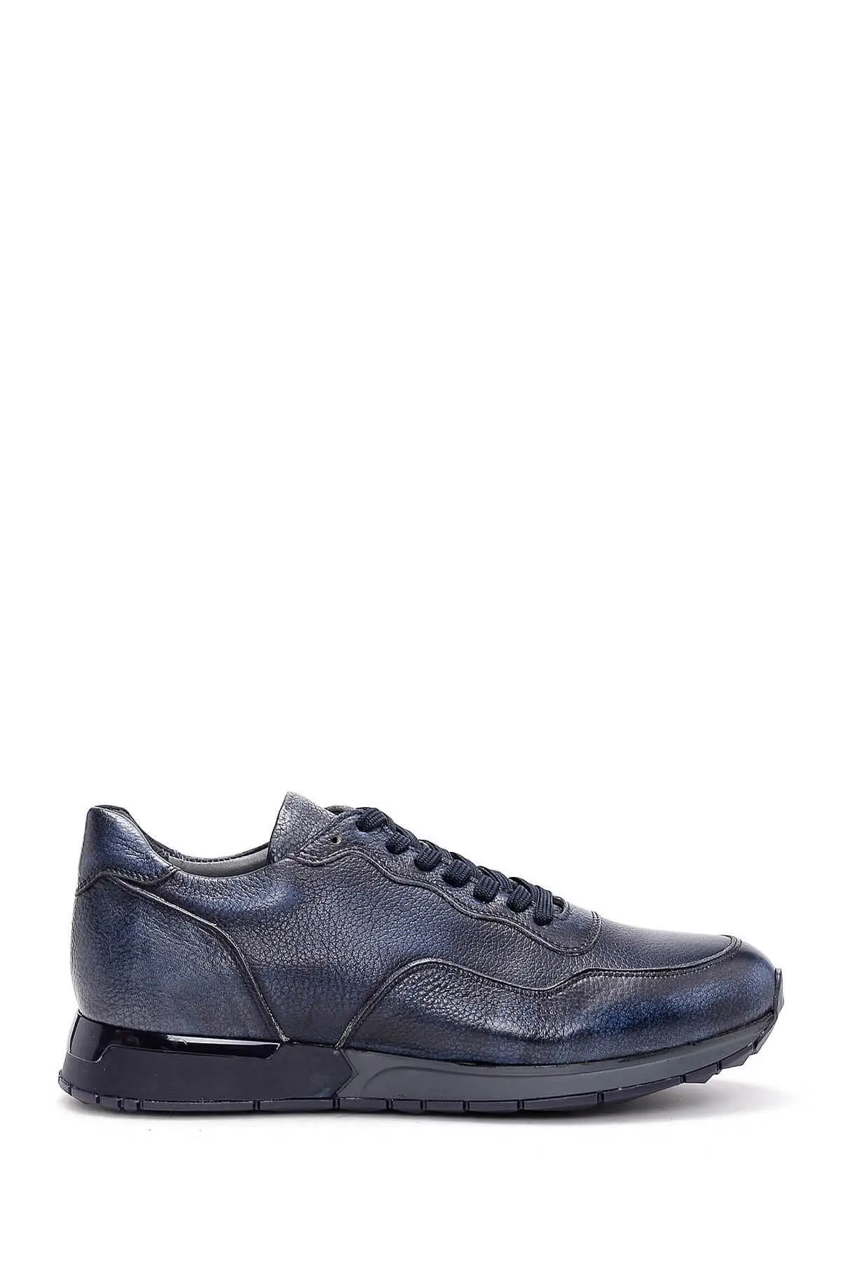 Derimod Genuine Leather Navy Blue Men 'S Sneaker