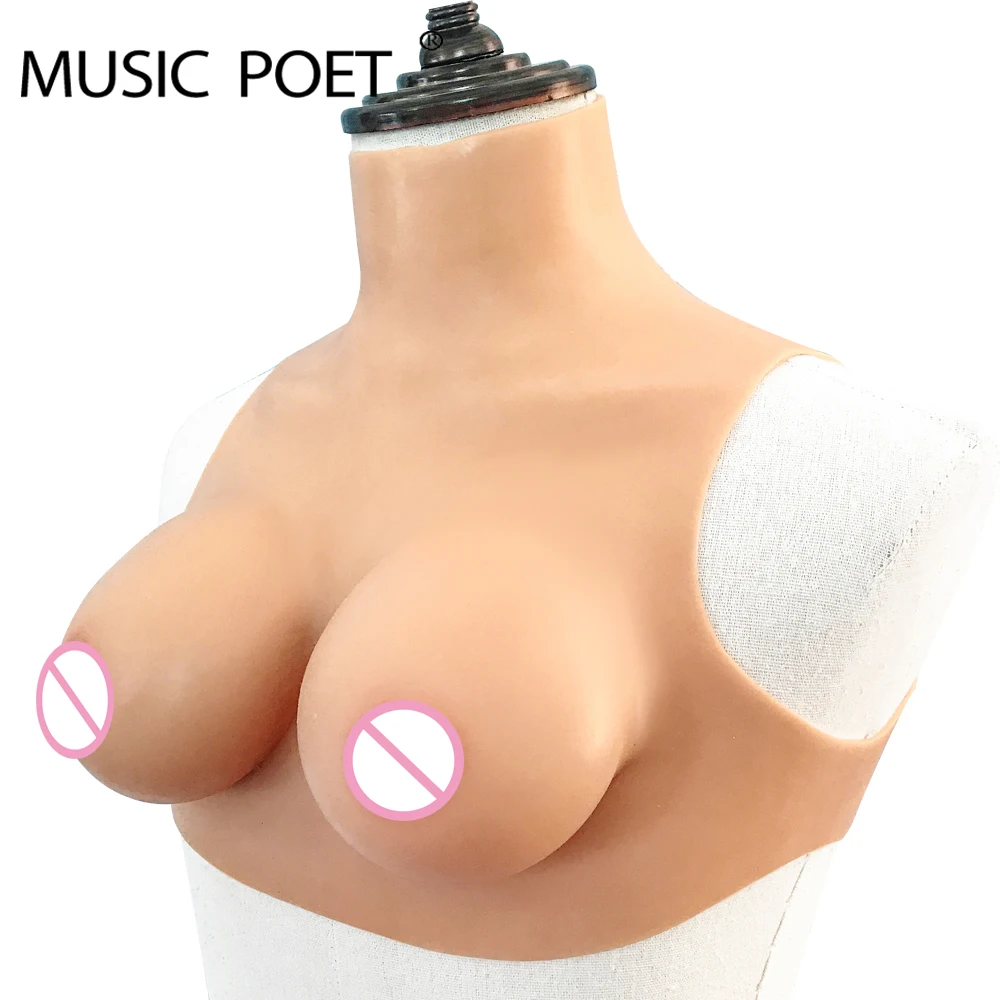 Ложная грудь с силиконовой чашкой реалистичная форма трансгендер Трансвестит г.|