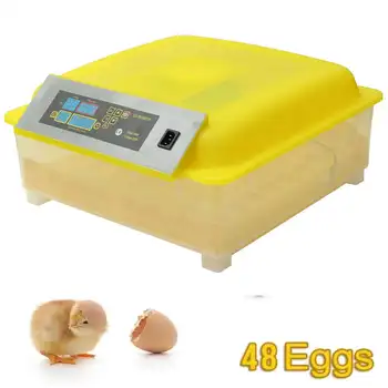 

Mini 48 Eggs Automatic Egg Incubator Hatcher Digital Control Panel Egg Incubators Fully Hatchery Machine for Duck Chicken Quail