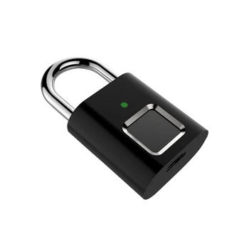 

Security Door Lock Smart Keyless USB Rechargeable Fingerprint Padlock