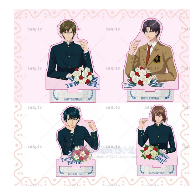 Новый аниме Принц тенниса Ryoma Echizen Atobe Keigo Fuji Syusuke акриловая фигурка стенд