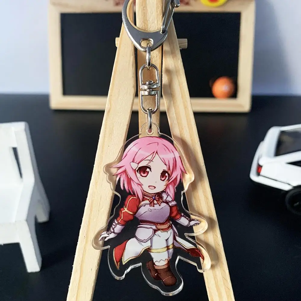 Аниме меч искусство онлайн Asuna Krito Yuuki если акриловая фигурка брелок украшение