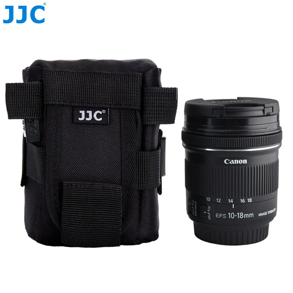 Чехол JJC Deluxe для объектива Canon EF 50 мм 1:1.8 II/Nikon AF Nikkor 1:1.8D подходит до 78x125 мм|Сумки