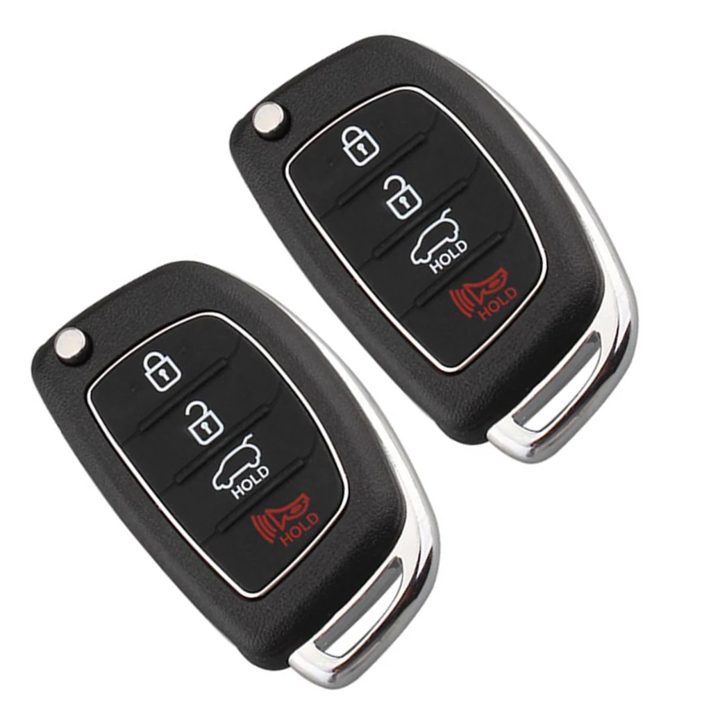 2x Replacement Car Remote Key Case For Hyundai I10 I20 I30 I35 I40 Genesis