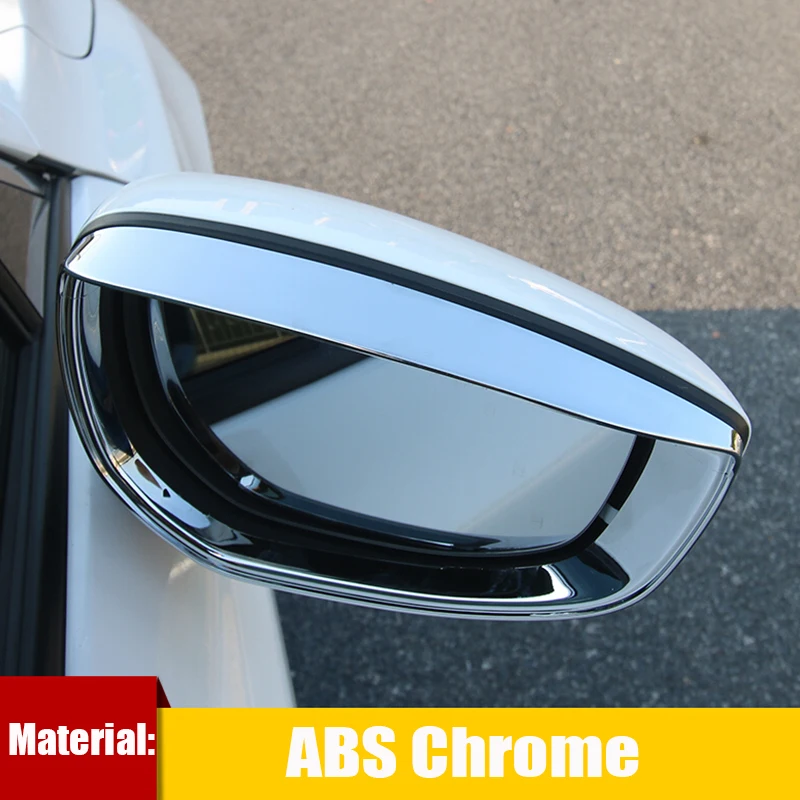 

Для Mazda 3 2019 2020 ABS Хромированная Автомобильная Боковая дверь зеркало заднего вида с защитой от дождя накладка Стикеры Тюнинг автомобилей аксессуары 2 шт.