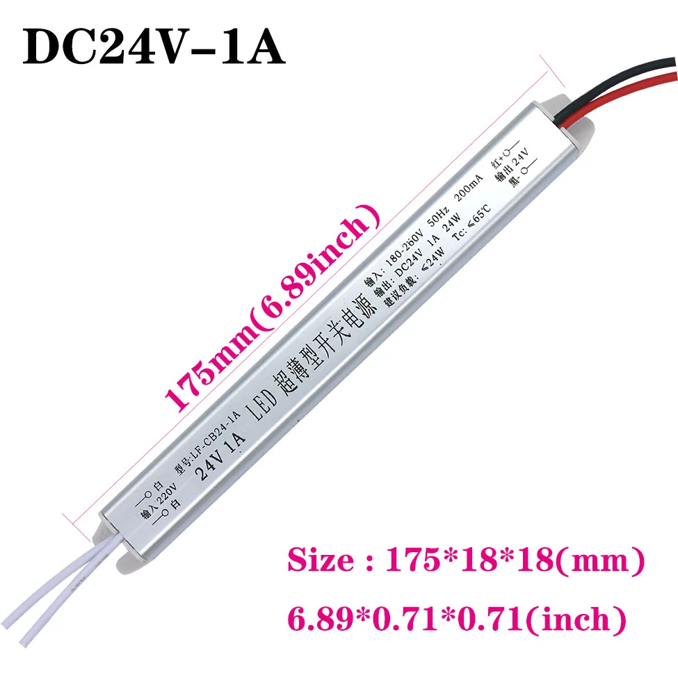 5PCS Led-treiber 72W 60W 36W 24W Netzteil 220v zu 24V Schalt Led-treiber Beleuchtung Transforme Für Lampe streifen lampe rohr diode – Detail 4