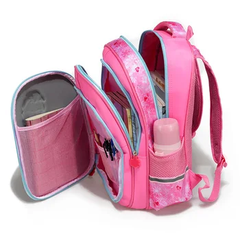 

2019 suitable for grades 1-6 princess printing school bags for girls children orthopedics school backpack mochila infantil