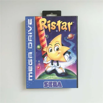 

Ristar EUR Cover With Retail Box 16 Bit MD Game Card for Sega Megadrive Genesis Video Game Console