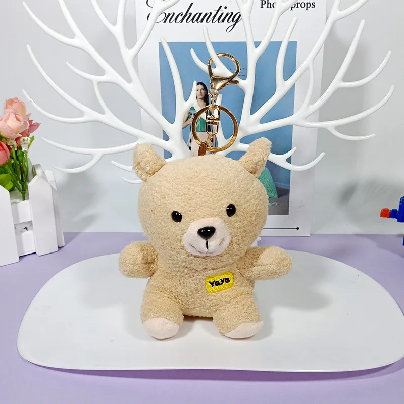 Yaya bear stuffed toys doll, 11CM Stuffed Plush TOY DOLL with keyring birthday gift, wedding gift, Christmas gift (3)