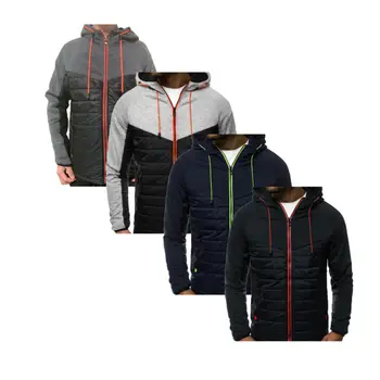 

Men's Fashion Jacket Winter Thick Coat Hooded Warm Sweatshirt Overcoat New