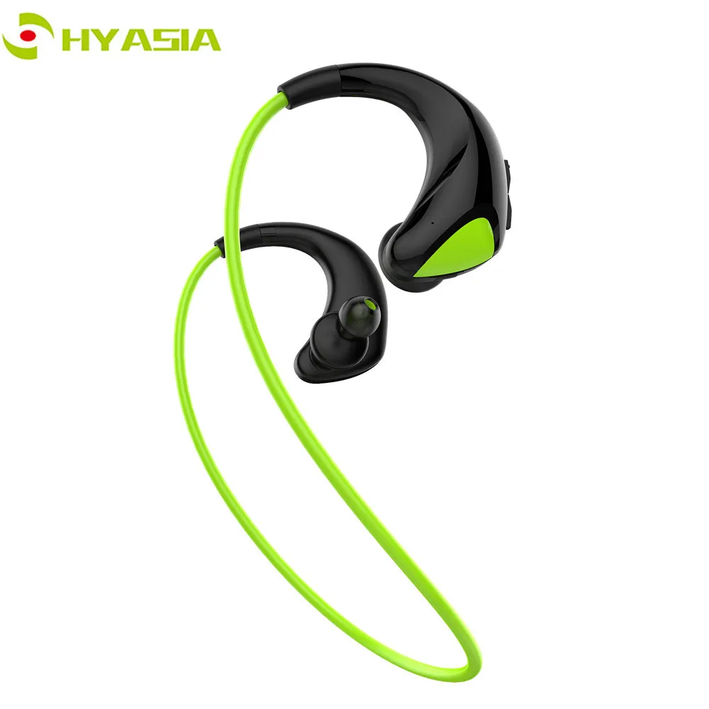 HYASIA беспроводные Bluetooth наушники стерео спортивные водонепроницаемые с