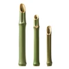 2 Size Japanese Ceramic Hydroponics Wall Vase Simulation Green Bamboo Flower Plant Pot Modern Home Decoration 5