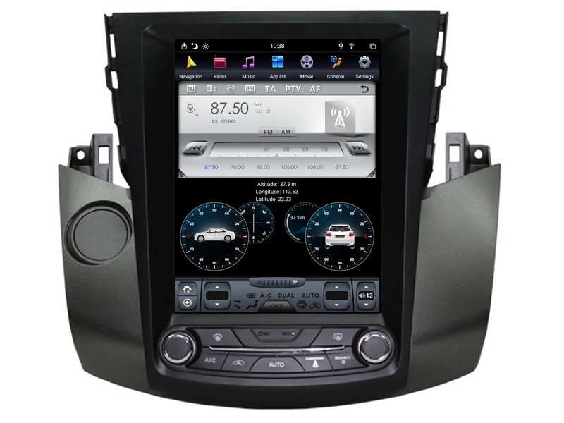 AVGOTOP Android 8,1 Tesla автомобильная аудиосистема Для TOYOYA RAV4 2009-2012 Авто Воздушная версия 6 ядер+ 4G+ 32G ips экран