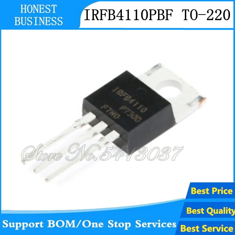 Новинка 10 шт. транзистор IRFB4110PBF TO220 IRFB4110 B4110 TO-220 МОП полевой в наличии | Электроника