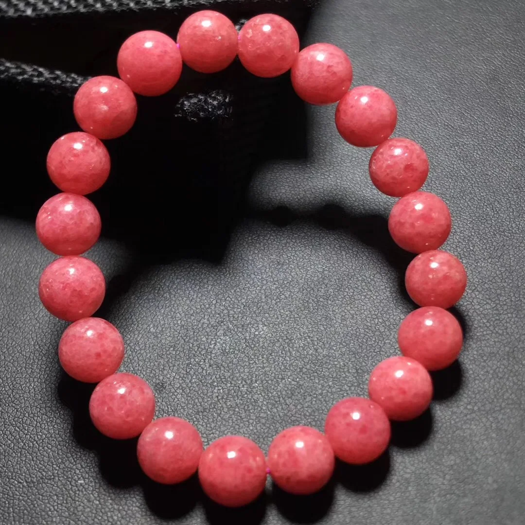 

Natural Old Mineral Aggregate qiang wei shi Bracelets Color Ruddy Soft And Delicate Clean Smooth Elegant Versatile Delicacy Fash