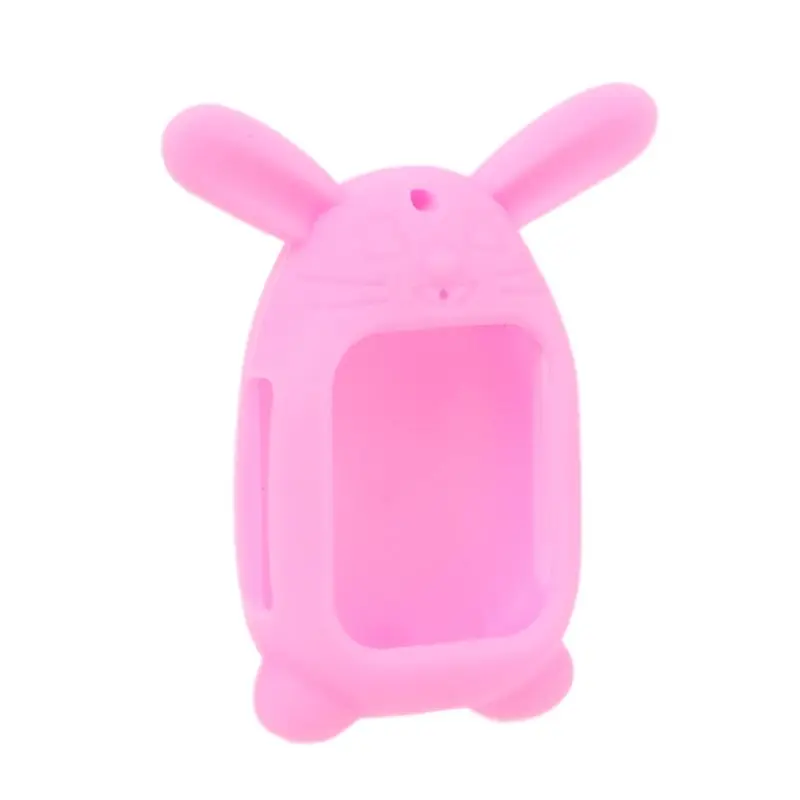Милый кролик силиконовый кулон слинг защитный чехол для Q90 дети Смарт часы