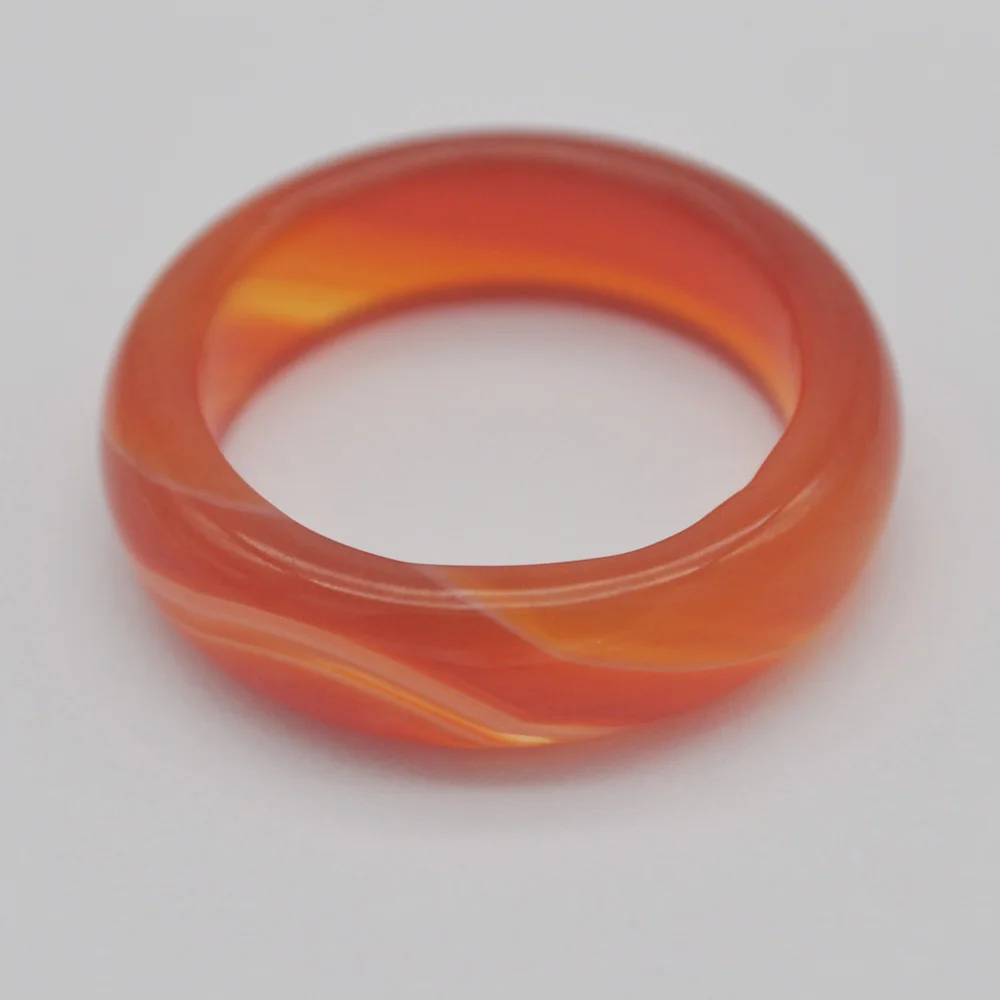 Натуральный Красный Карнелиан с прожилками камень для пальцев Размер 7 ювелирное