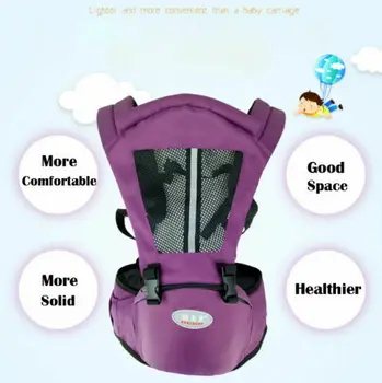 

Infant Hip Seat Newborn Waist Hip Seat Adjustable Wrap Belt Sling Backpack Front Back Chest Multifunction Breathable Carriers