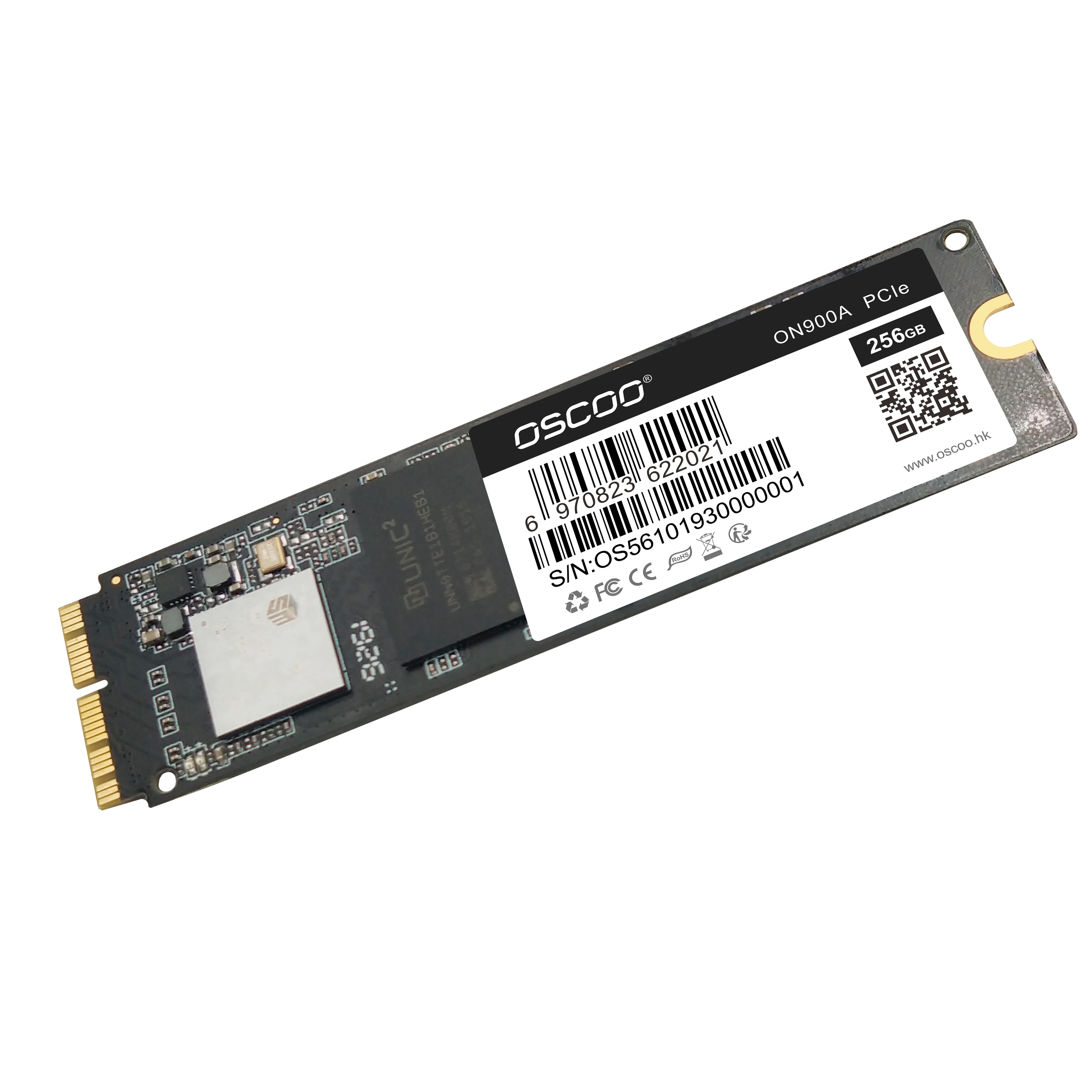 OSCOO M.2 NVMe PCIe весь SSD для MacBook 256 ГБ 512 1 ТБ Внутренний твердотельный