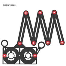 

Multi Angle Measuring Ruler For Floor Tile Laying Glass Woodworking Plastic 6-sides Hole Locator Finder Fold Puncher Tools