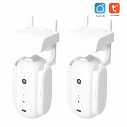 Tuya Smart Curtain Motor BT Voice Control Switch Electric Curtain APP Control Timer Setup for Alexa Google Home for Roman Rod