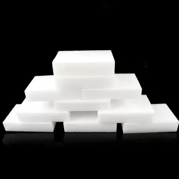 

50pcs White Sponge Auto Cleaning Pad Polishing Washing Cloth Mat Block Eraser