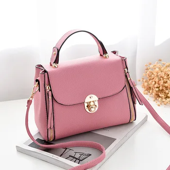 

Summer Fresh Mini Soft Handbang New Fashion Star Street Design One Shoulder Bag Handbag Lock