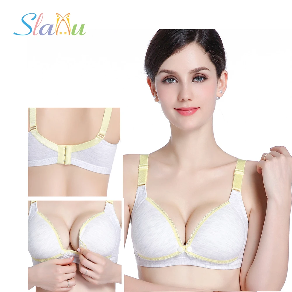 Nursing Bras for pregnant Cotton opening Pregnancy feeding bra