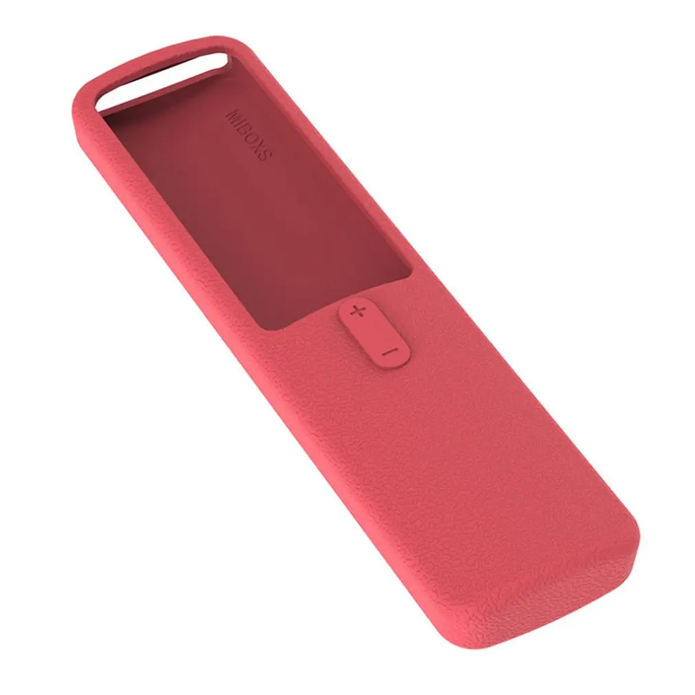 red Горячая Распродажа защитный силиконовый чехол для Xiaomi mi Bluetooth 4,1 голосовой пульт дистанционного управления для Xiao mi tv/tv Box улучшенная версия - Цвет: red