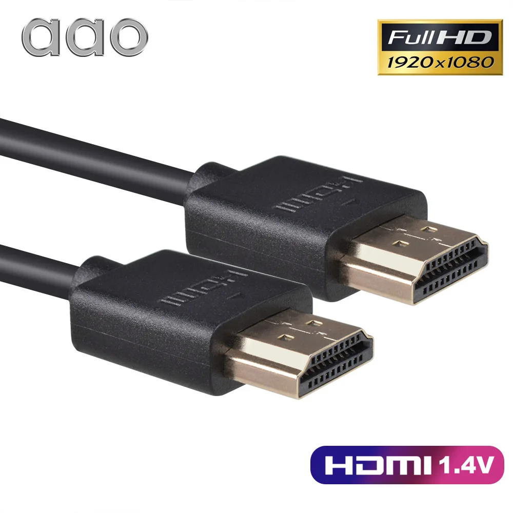 Высокоскоростной кабель AAO HDMI 1 5 м HD 1080P проектор для ТВ PS4 компьютера приставки 3D