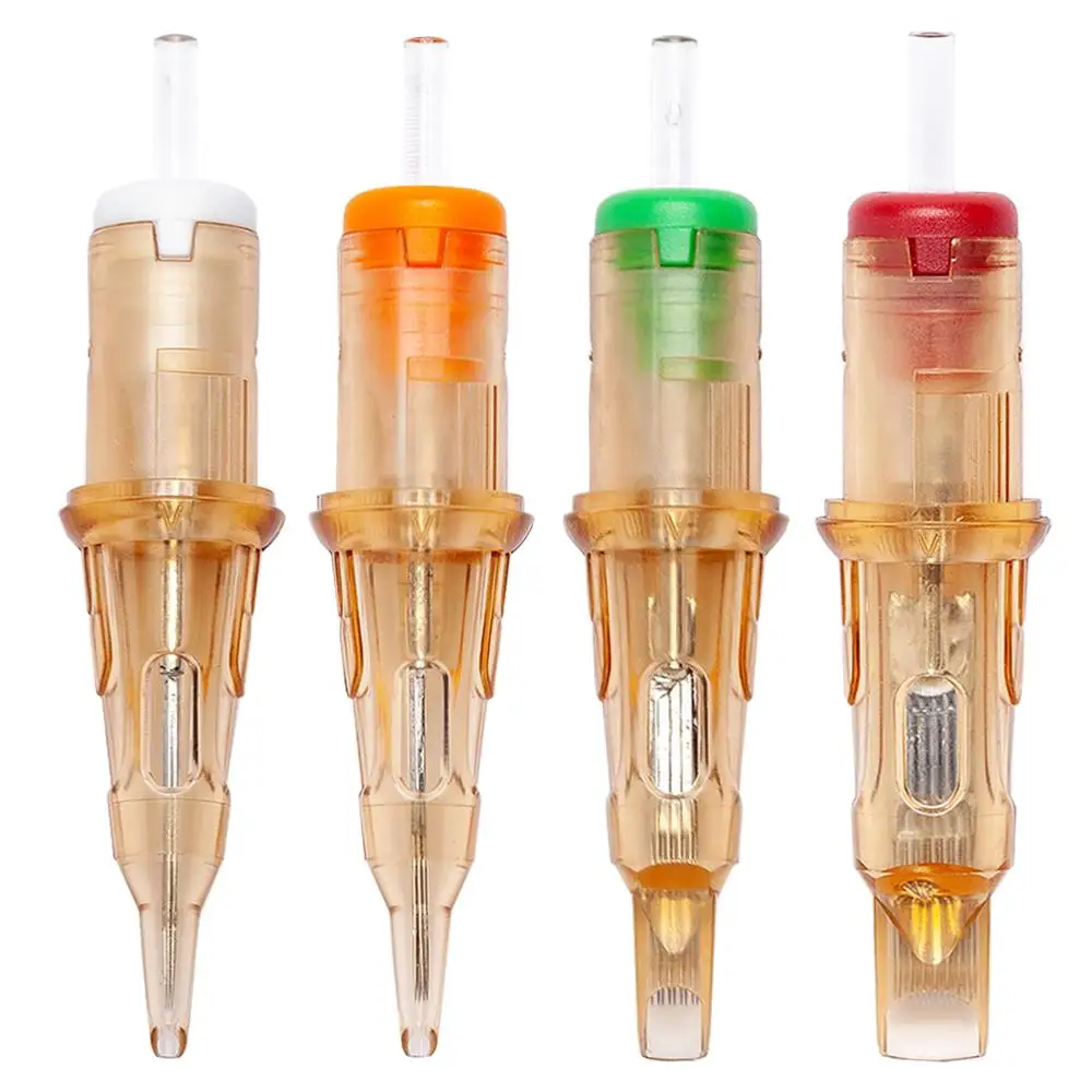 

100Pcs 200pcs Mixed Lot EZ V-Select Cartridge Tattoo Needle kits RL RS M1 CM Elastic with Membrane & Precise Positioning System