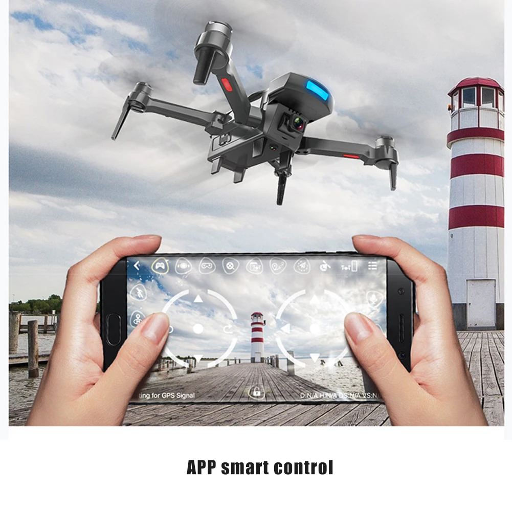 

Quadcopter Drone 5G 4K HD Camera GPS Positioning Return Home Fodable Drone With 1500mAh Long Battery Life In Stock