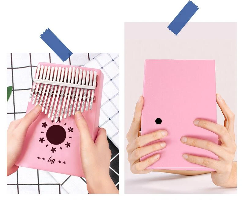 Sc открытый 17-клавишным портативный калимба, мини юбка-пачка Kalimba игрушечное пианино подходит для детей и дам