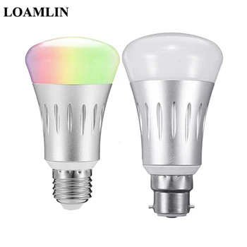 

7W E27 B22 E14 E26 RGBW WiFi Smart Light Bulb LED Lamp App Operate Alexa Google Assistant Voice Control Smart Lamp Night Light