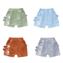 Летние детские короткие штаны с принтом букв для мальчиков детские хлопковые шорты в стиле кэжуал