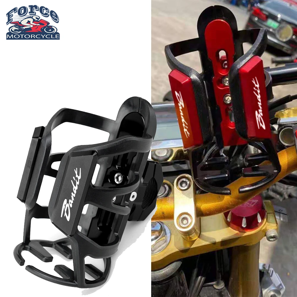 

For Suzuki GSF 250 400 S N 1250 BANDIT GSF1250 GSF650 GSF600 high quality Motorcycle CNC Beverage Water Bottle Drink Cup Holder