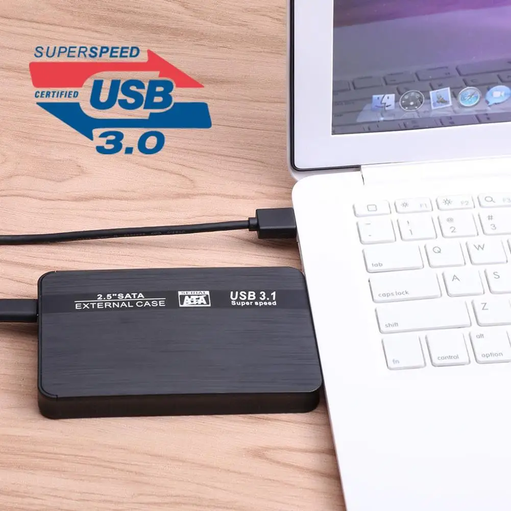 80 г/160 г/250 г/320 г/500 г/1T/2T Тип C USB3.1 2 5 дюймов HDD внешний жесткий диск SSD SATA 6 Гбит для ПК