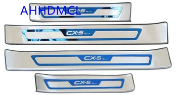 

Car Welcome Pedal Threshold Strip Door Sill Strip For Mazda CX-5 2013 2014 2015 2016 2017 2018 2019 2020