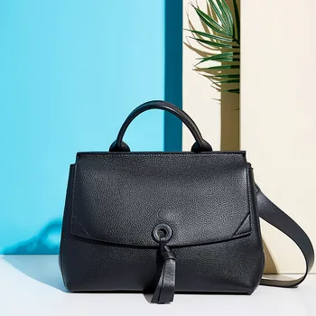 

Women Bags Girls Bag Shoulder Messenger Bag luxury Female European Style Handbag Genuine Leather First Layer Cowhide Leather