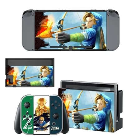 Наклейки для nintendo switch The Legend of Zeldas для консоли nintendo Switch NS Joy-con контроллер док-станция виниловая наклейка - Цвет: YSNS0566